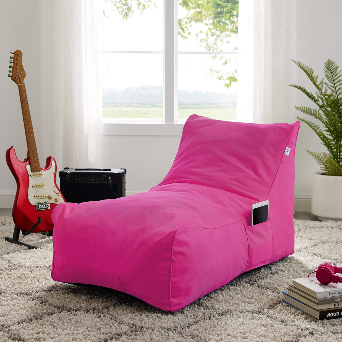 Bean Bag Chair/ Foam Sofa/ Lounge Chair/ Sleeper Couch/ Memory Foam Sofa/ Floor Chair - Resty Bean Bag Chair Sleeper Memory Foam Sofa