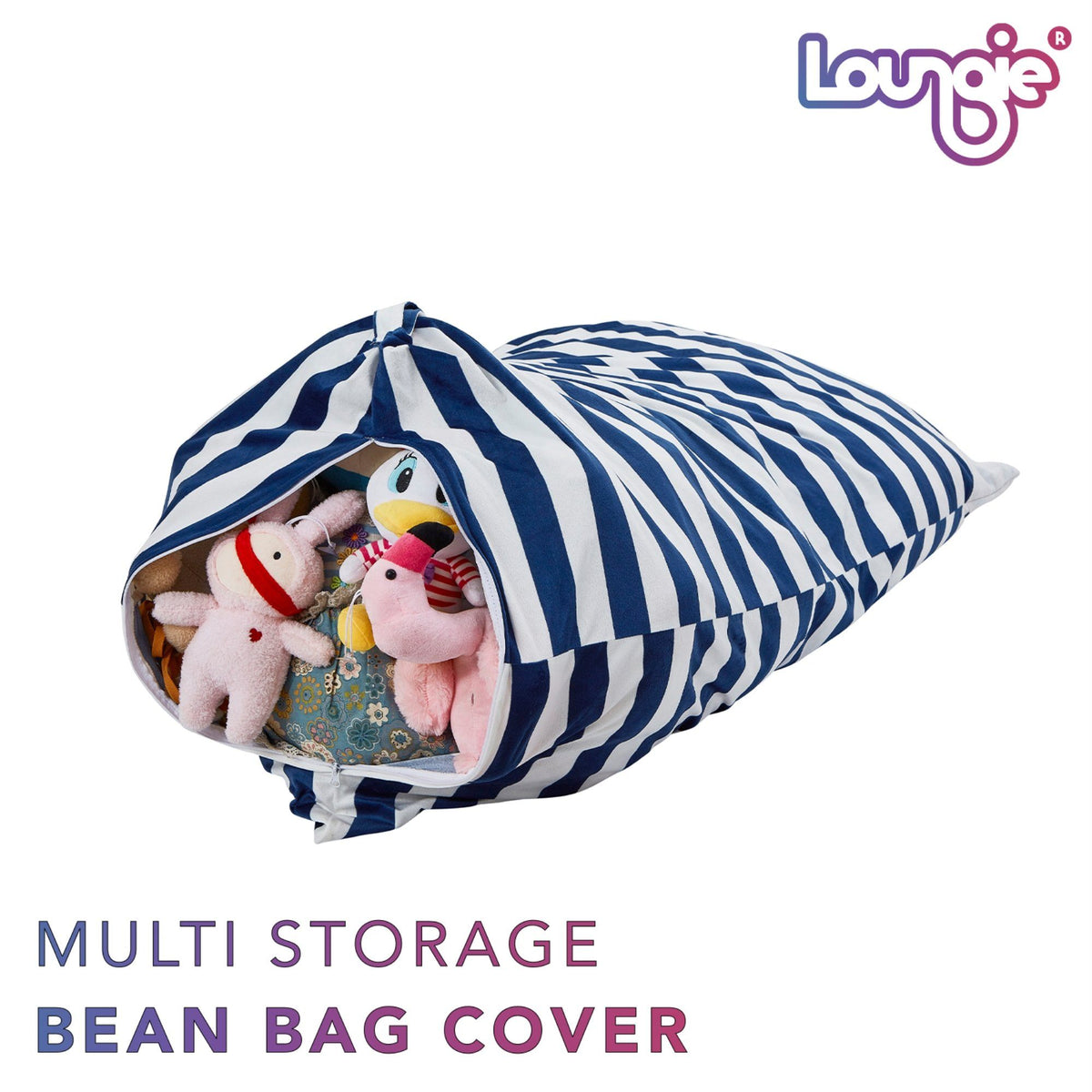Bean Bag Covers - 55&quot; Bean Bag Cover Striped
