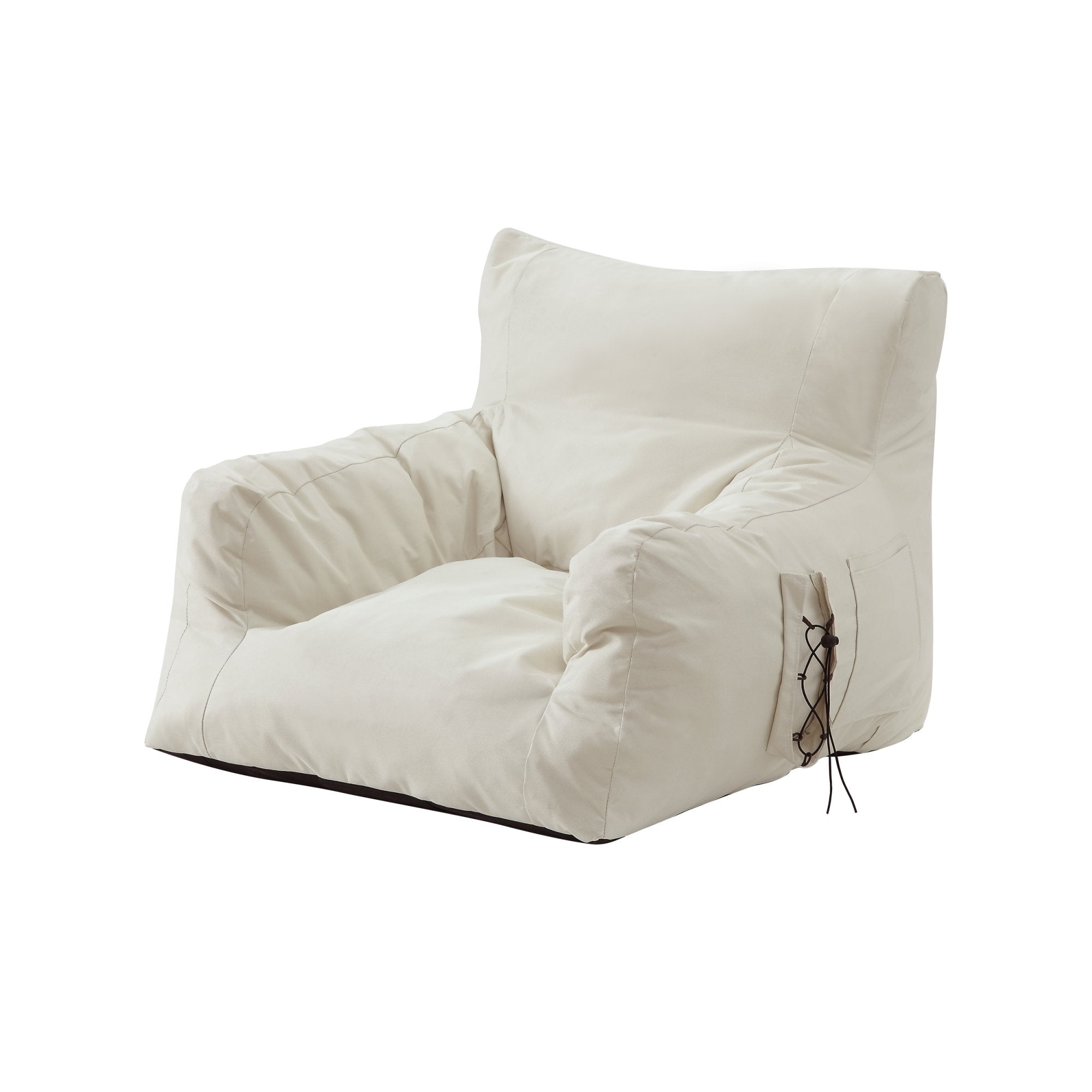 Loungie Nylon Bean Bag Chair Indoor Outdoor Water Resistant Loungie Living