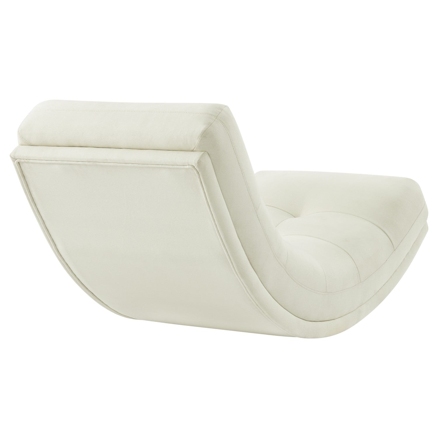 Aoife Modern Chair Upholstered, Tufted Gentle Rocking Design for Game ...