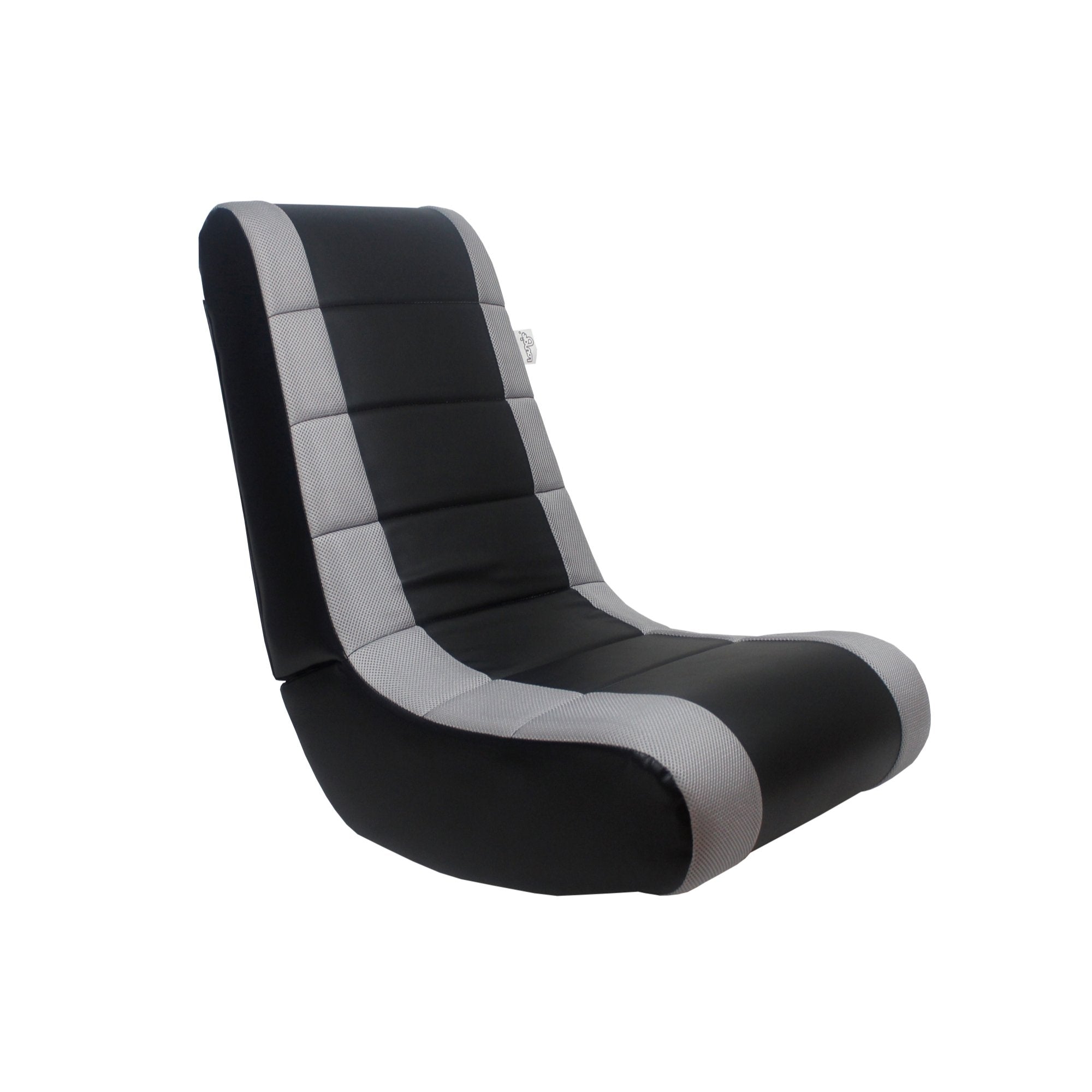 Loungie Rockme Video Gaming Rocker Chair Black/Red Nylon Gaming