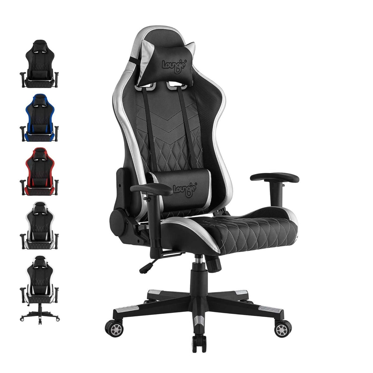 Maxton Swivel, Adjustable Back Angle, Seat Height and Armrest Game Chair